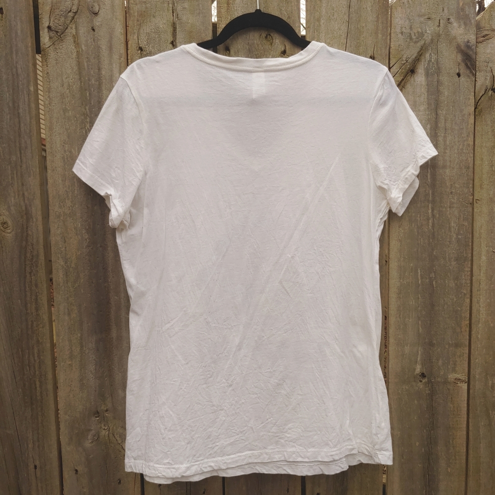 Funny V-Neck Shortsleeved Tee Shirt - Picture 8 of 8